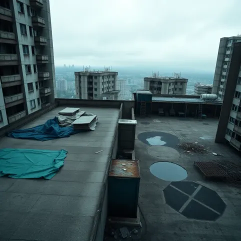 Brak wspólnoty a remont dachu w bloku