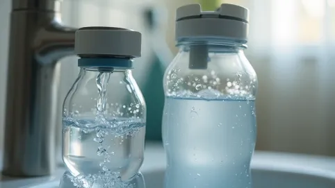 butelki filtrujące wodę kranową