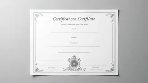 certyfikat kosmetyczny wzór