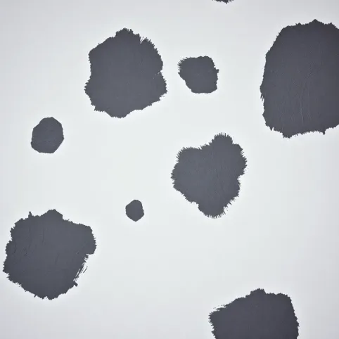 Ciemne plamy na ścianie po malowaniu