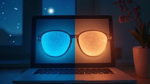 co dają okulary z filtrem światła niebieskiego