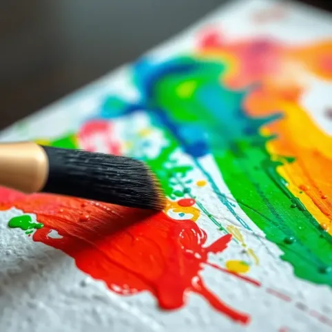 Czy farbami akrylowymi można malować na papierze