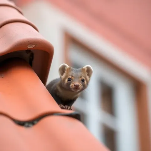 Czy kuna wejdzie pod dachówkę