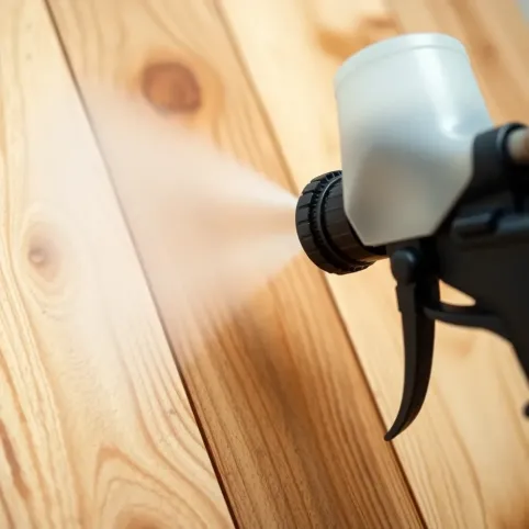 Czy lakierobejce można malować pistoletem