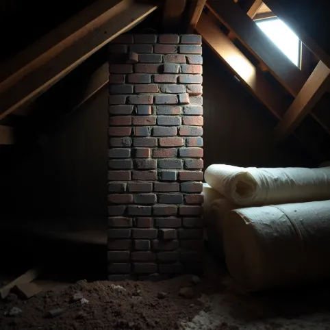 Czy ocieplać komin na poddaszu nieużytkowym