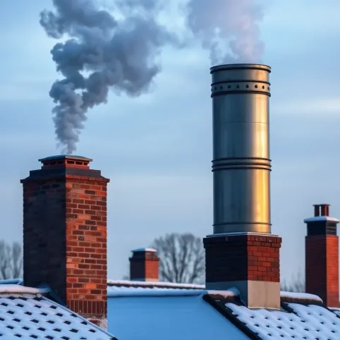 Czy przy ogrzewaniu gazowym leci dym z komina