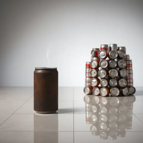 Czy puszki aluminiowe czyszczą komin