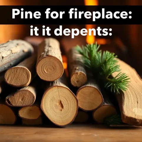 Czy sosna nadaje się do kominka