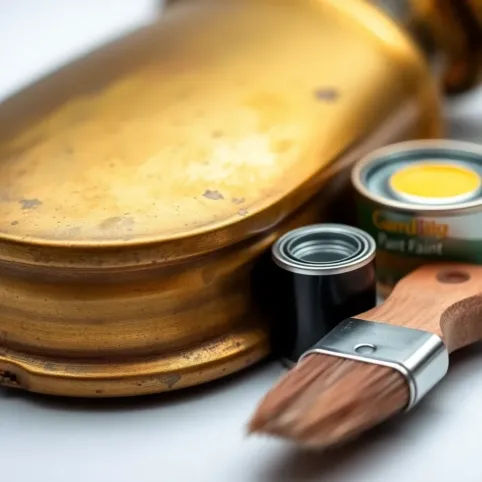 Czym malować mosiądz