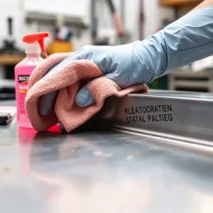 Czym odtłuścić metal przed malowaniem