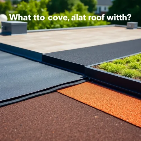 Czym pokryć płaski dach