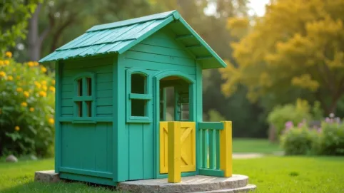 Czym pomalować domek drewniany dla dzieci