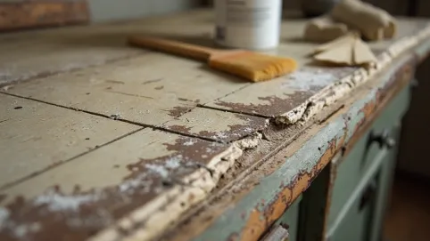 Czym pomalować fornir