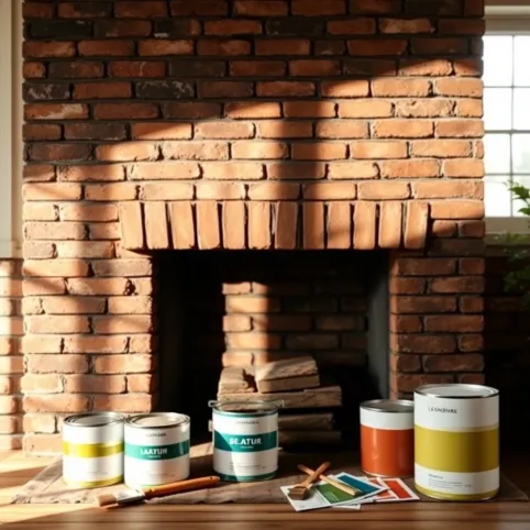 Czym Pomalować Kominek Z Cegły