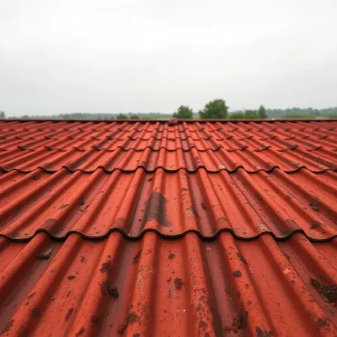 Czym pomalować zardzewiały dach