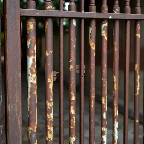 Czym wyczyścić bramę przed malowaniem