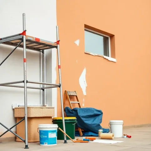 Czyszczenie i malowanie elewacji cena za m2