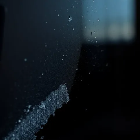 Czyszczenie szyby kominka popiołem