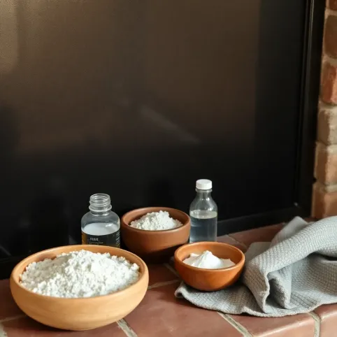 Czyszczenie szyby kominkowej domowym sposobem