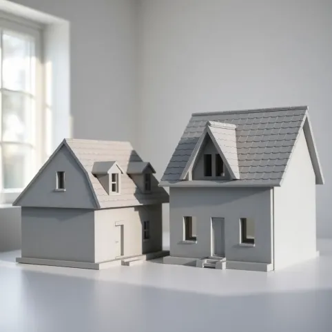 Dach dwuspadowy a czterospadowy