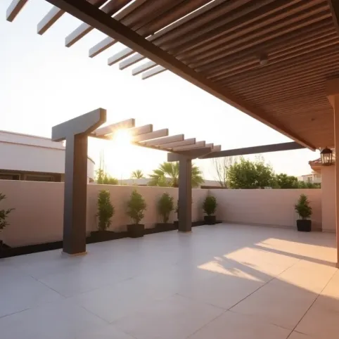 Dach lamelowy na taras