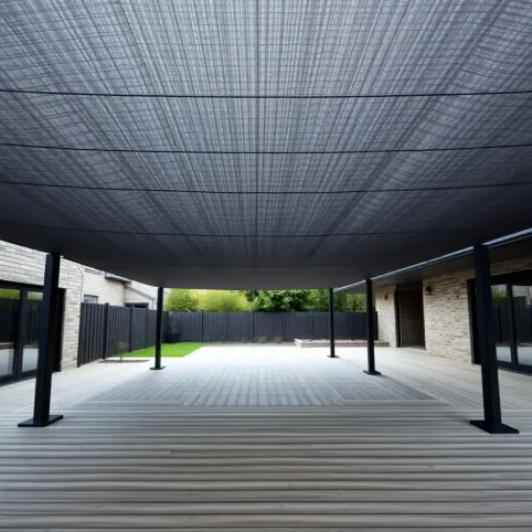 Dach materialowy na taras