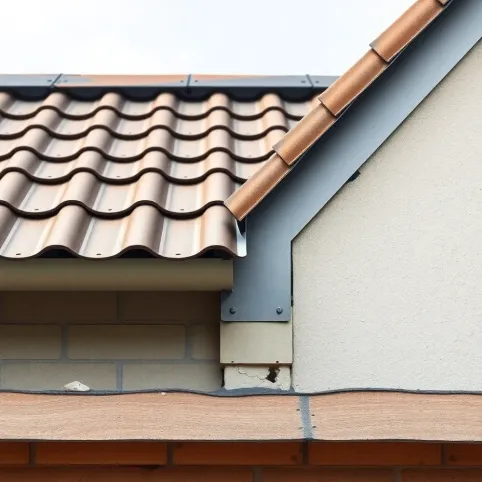 Dach przylegający do ściany