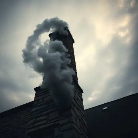 Dlaczego dym cofa się z komina