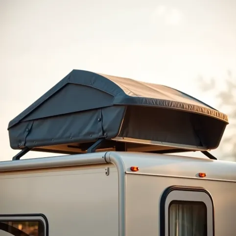 Dodatkowy dach do przyczepy kempingowej