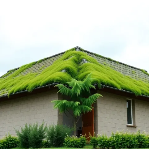 Dolot powietrza do kominka elewacja