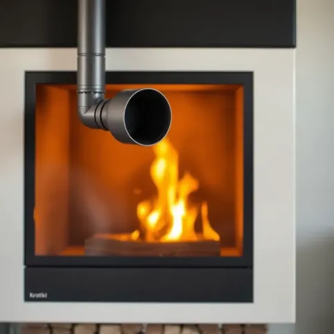 Dolot powietrza do kominka Kratki
