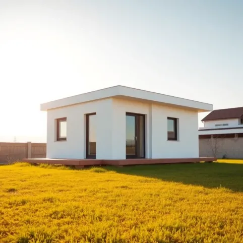 dom z płaskim dachem 70m2