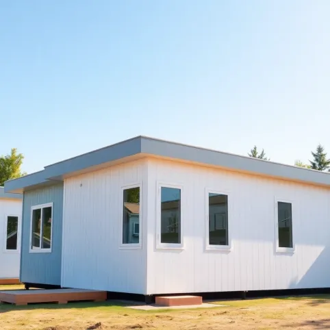Domy modułowe całoroczne z płaskim dachem