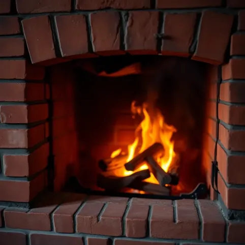 Dopływ powietrza do kominka