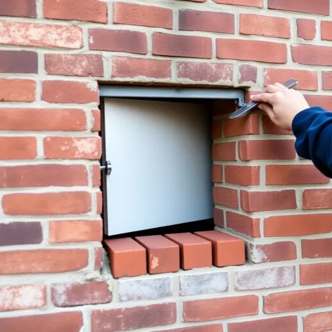 Drzwiczki rewizyjne do komina montaż