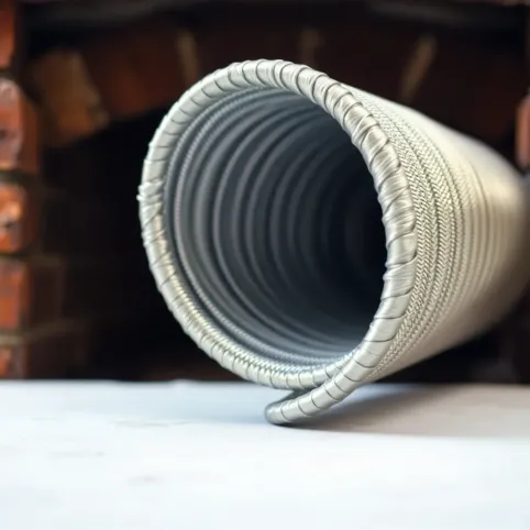 Elastyczny wkład kominowy do pieca na drewno