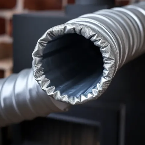 Elastyczny wkład kominowy do pieca na ekogroszek