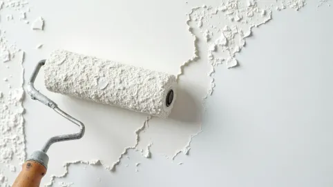 Farba odchodzi przy malowaniu wałkiem