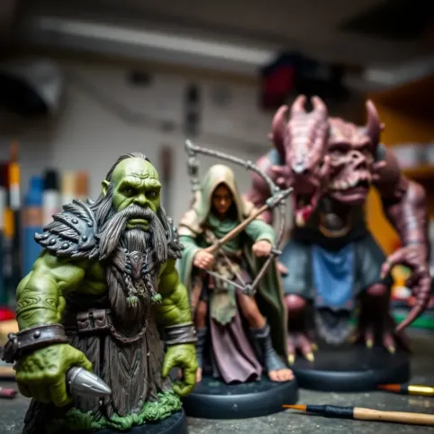 Figurki do malowania z gier