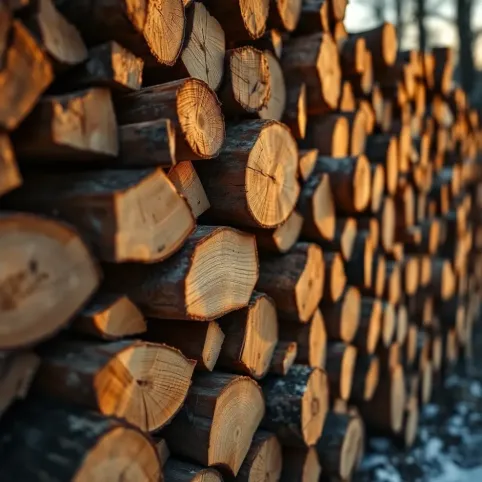 Grab drzewo do kominka