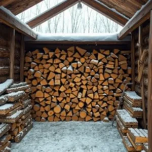 Ile drewna do kominka na zimę