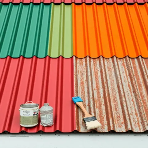 Ile kosztuje malowanie dachu z blachy