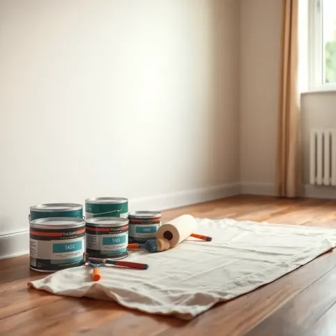 ile za malowanie mieszkania 40m2