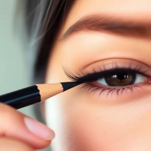 Jak malować oczy kredką na dole