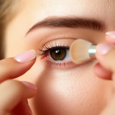 jak malować opadające powieki