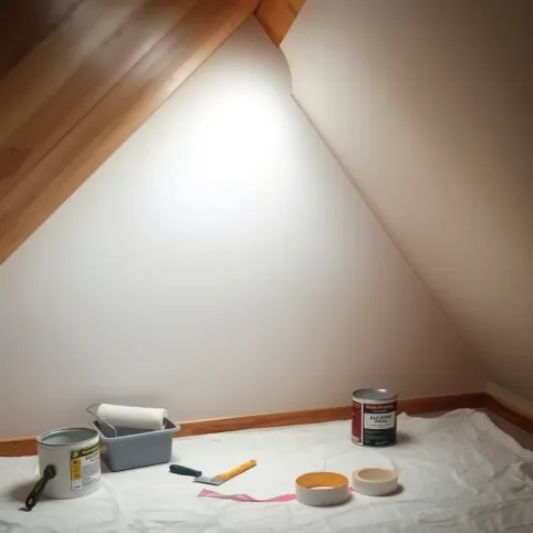 Jak malować poddasze