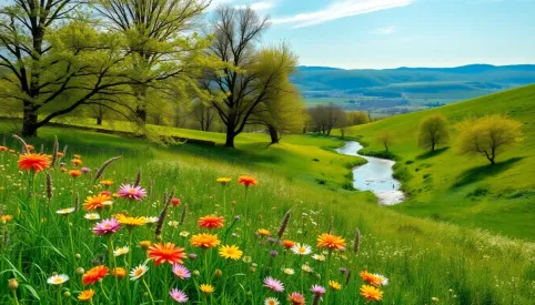 Jak namalować pejzaż wiosenny