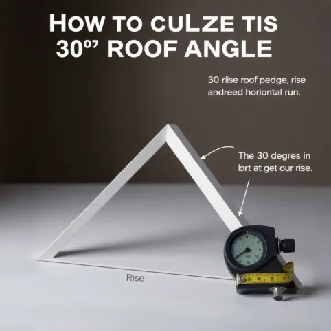 Jak obliczyć kąt dachu 30 stopni