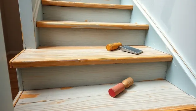 Jak odnowić schody drewniane pomalowane farbą olejną