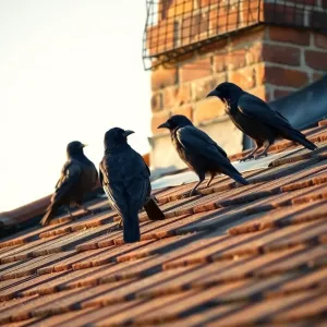 Jak odstraszyć kawki z dachu